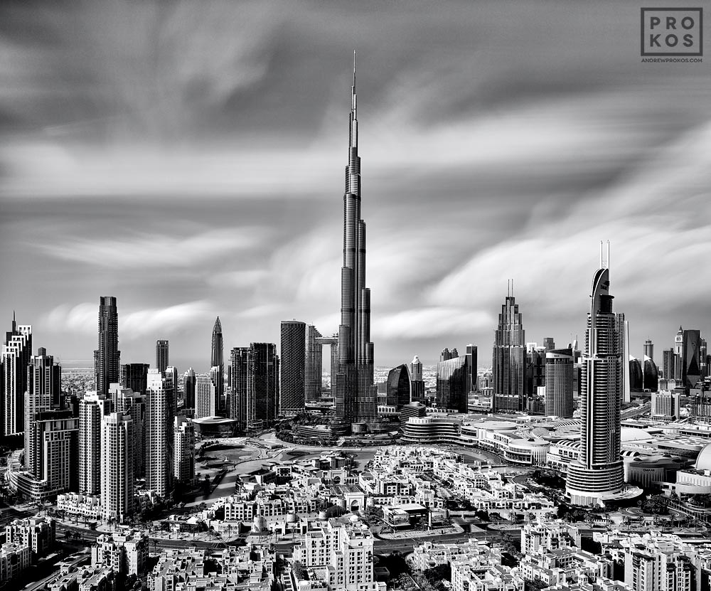 BURJ-KHALIFA-DUBAI-CITYSCAPE-LONG-EXPOSURE-BLACK-WHITE-2708-1000PX